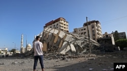 Isroil havo hujumida vayron bo'lgan uy, G'azo Sektori