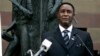 FILE - Sierra Leone’s Minister of Information Alpha Kanu.
