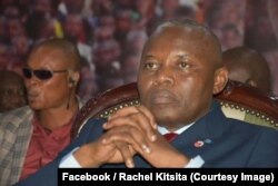 FILE - Vital Kamerhe of the Union for the Congolese Nation (UNC) is seen in Kinshasa, Democratic Republic of Congo, Aug. 4, 2018.