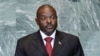 FILE - President Pierre Nkurunziza of Burundi addresses the 66th session of the United Nations General Assembly.