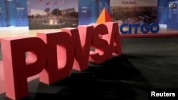 Los logos de PDVSA y Citgo en una imagen tomada en Caracas, Venezuela, el 30 de abril de 2018.