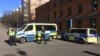 Sopir Van Tabrak Taksi di Pusat Kota Stockholm