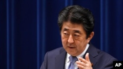 日本首相安倍晉三。( 資料圖片) 