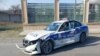 Yol Polisinin avtomobili (Mənbə: Sosial şəbəkə)