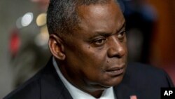 Menteri Pertahanan AS Lloyd Austin di Gedung Capitol, Washington, D.C., 10 Juni 2021. (AP Photo/Andrew Harnik, File)
