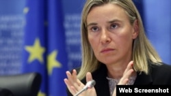 Kepala kebijakan luar negeri Uni Eropa, Federica Mogherini (foto: dok).