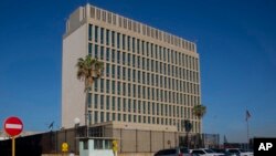 Foto de archivo. La embajada de Estados Unidos en La Habana, Cuba, el 4 de enero de 2023. (Foto AP/Ismael Francisco, Archivo)