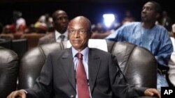 FILE - Cellou Dalein Diallo is pictured at the People's Hall in Conakry, Guinea, Sept. 21, 2010.