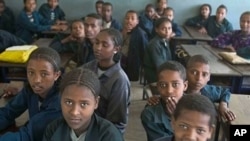 New report: The group highlight the great disparities in education for children across east Africa. The report found that Somalia was the worst country on earth for schoolchildren, with Ethiopia and Eritrea not far behind
