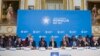 A general view of participants of the London Somalia Conference, held at Lancaster House, in London, May 11, 2017. 