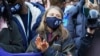 Swedish climate activist Greta Thunberg, centre, attends a 'Fridays For Future' climate protest on the fringes of the COP26 U.N. Climate Summit, in Glasgow, Scotland, Nov. 1, 2021. 