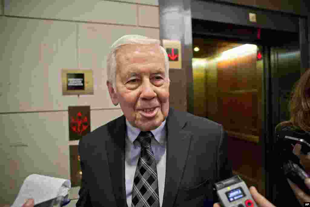 Indiana Senator Richard Lugar, pictured in 2012.