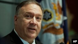 Menteri Luar Negeri Amerika Mike Pompeo di Berlin, Jerman, 8 November 2019. (Foto: dok).