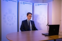 Ken McCallum, head of MI5, Britain's domestic intelligence agency, is photographed in London, Oct. 14, 2020. (UK Government/Handout via Reuters)