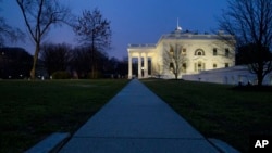 Gedung Putih di Washington DC, 28 Desember 2018.