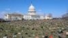 7,000 pairs of shoes, one for every child killed by gun violence since the Sandy Hook school shooting, were placed on the Capitol lawn by Avaaz, a U.S.-based civic organization, on Capitol Hill in Washington, Tuesday, March 13, 2018.