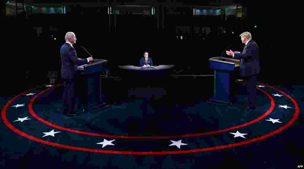 El debate se produce 35 días antes de la elección presidencial en Estados Unidos, prevista para este próximo 3 de noviembre.
