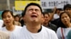 Chinese Families Vent Anger at Rally Outside Malaysian Embassy