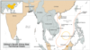 Map of the South China Sea