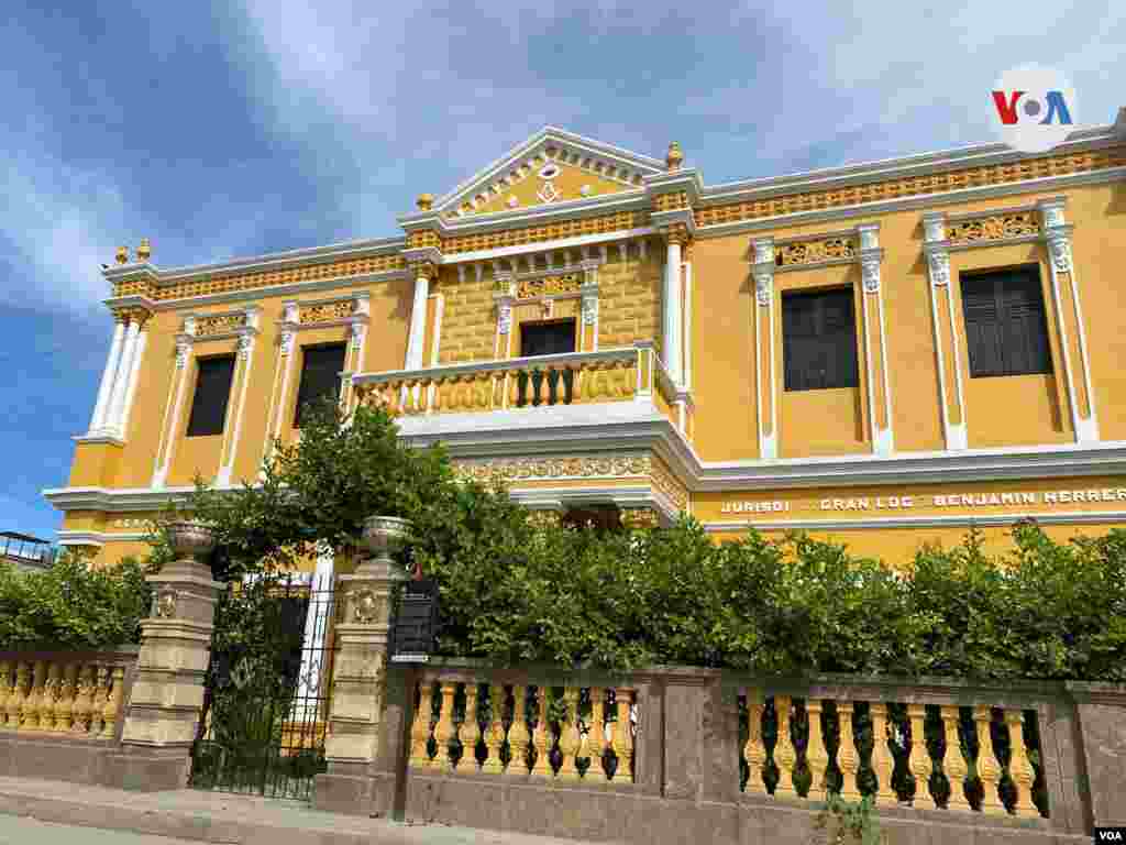 La Logia Masónica, construida desde 1906 hasta 1912, en Ciénaga, Magdalena.