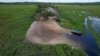 Una imagen tomada desde un dron muestra la aldea Uaha en la tierra indígena Jumina, cerca de la desembocadura del Amazonas en Oiapoque, Estado de Amapá, Brasil, 21 de marzo de 2024. 