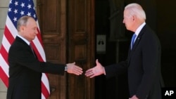 AQSh rahbari Jo Bayden va Rossiya rahbari Vladimir Putin uchrashuvi, Jeneva, 16-iyun, 2021 