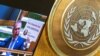 La Asamblea General de Naciones Unidas durante la votación sobre una resolución que exige un alto al fuego en la Franja de Gaza.
