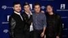 Rock band Walk The Moon poses at the 17th Annual GRAMMY Foundation Legacy Concert at the Wilshire Ebell Theater on Feb. 5, 2015, in Los Angeles.