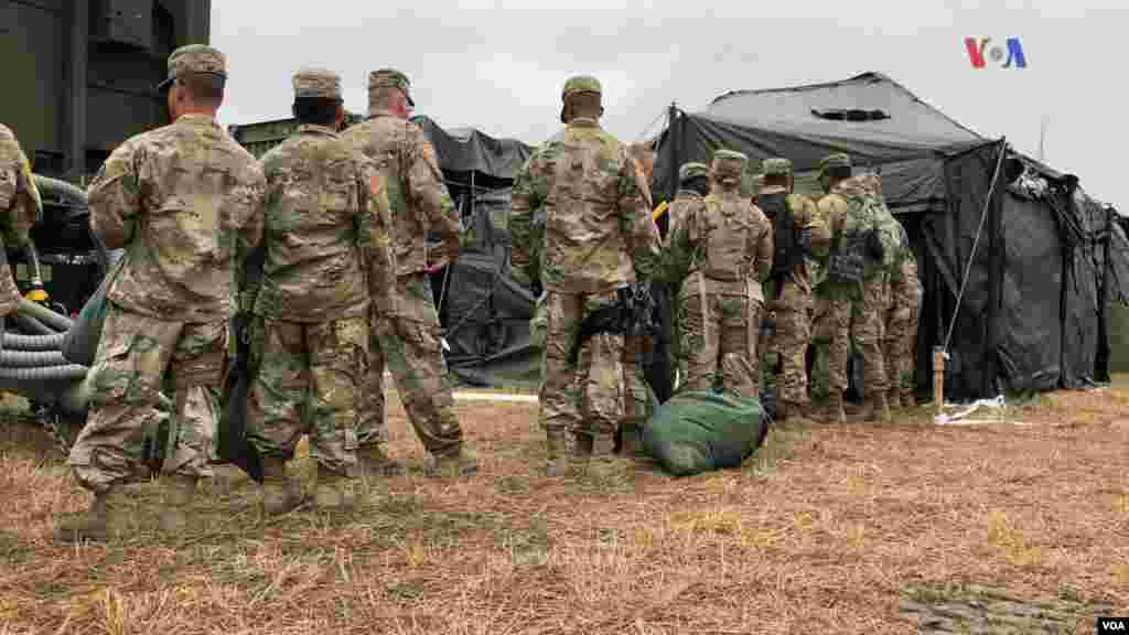 Some of the tasks of the U.S. military on the U.S.-Mexico border depend on the needs of the U.S. Border Patrol and establishing a rhythm of work in the camps. Voice of America spoke with some of the young soldiers whose first mission has been to patrol the southern border.