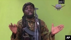 Abubakar Shekau, a lokacin da ya ke magana gaban kamara cikin kwannakin baya.