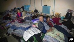 烏克蘭中部波爾塔瓦市一棟居民大樓遭到俄羅斯導彈攻擊。 (2025年2月1日)