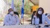 Miembros de la Unidad Médica Nicaragüense en conferencia de prensa. Foto cortesía Unidad Médica.