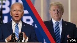 Umongameli Donald Trump loMnu. Joe Biden