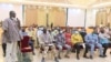 Les patrons de presse ont posé des doléances à la nouvelle junte au pouvoir, Ouagadougou, le 22 février 2022. (VOA/Kader Traoré)