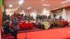 Rencontre avec les dirigeants du Burkina Faso, à Ouagadougou, le 16 février 2022.