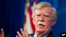 Le conseiller à la sécurité nationale John Bolton à Washington, le jeudi 13 décembre 2018. (AP Photo / Cliff Owen)