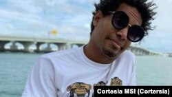 Luis Manuel Otero Alcántara, artista cubano opositor al gobierno de Cuba. [Cortesía del Movimiento San Isidro]