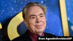 FILE - This Dec. 16, 2019 file photo shows composer and executive producer Andrew Lloyd Webber attending the world premiere of "Cats" in New York.