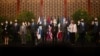 Secretario de Estado de EE.UU., Antony Blinken, en reunión con representantes del Sistema Integración Centroamericana (SICA) y canciller mexicano para abordar temas como la migración, corrupción y gobernanza. [Foto cortesía Cancillería de Costa Rica].