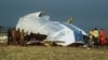 Un fragmento del avión de Pan Am derribado por una bomba sobre Lockerbie, Escocia,el 21 de diciembre de 1988. [Foto de archivo de Reuters]