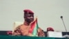 Kiongozi wa kijeshi wa Burkina Faso Kepteni Ibrahim Traore. Picha ya Reuters