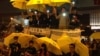 香港萬人撐傘紀念佔中滿月 學聯提與李克強對話