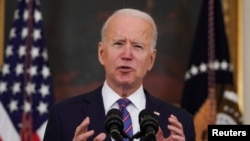 Presiden Amerika Serikat Joe Biden di Gedung Putih, Washington, D.C. (Foto:REUTERS/Erin Scott )