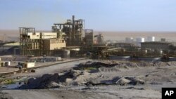 La mine d'uranium d'Arlit, dans le nord du Niger, janvier 2013