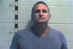 Former Louisville police detective Brett Hankison poses for a booking photograph at Shelby County Detention Center in Shelbyville, Kentucky, Sept. 23, 2020. (Shelby County Detention Center/Handout)
