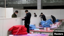 Un centre de conférence à Wuhan est converti en hôpital pour les patients infectés par le coronavirus - Wuhan, Chine le 4 février 2020. (Reuters)