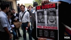 Óscar Mejía es acusado de planear el exterminio del poblaciones indígenas durante el conflicto armado interno de Guatemala de 1960 a 1996.