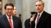 Les avocats du président Donald Trump Jay Sekulow et Pat Cipollone au sénat le 25 janvier 2020 (REUTERS/Joshua Roberts)