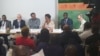 Josefa Sacko, commissaire de l'Union Africaine (UA) pour l’économie rurale et l'agriculture, au center, intervient lors du forum sur la révolution verte à Abidjan, Côte d’Ivoire, 7 septembre 2017.(Tiwtter/Ernest Ruzindaza‏ @ruzindazaernest)