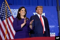 Nyu-Yorkdan saylangan qonunchi Eliz Stefanik Donald Trampni boshidan quvvatlab keladi